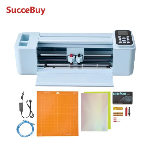 SucceBuy Vinyl Cutting Machine For Crafts And Cards With Touchscreen Control