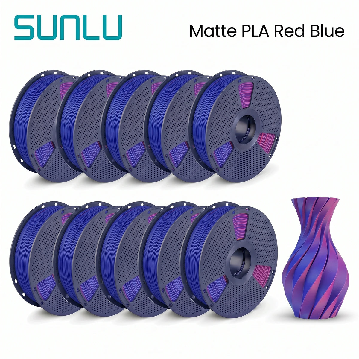 Sunlu Matte PLA 3D Printer Filament Premium Quality Smooth Prints
