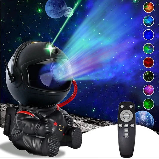 LED BARZ Astronaut Galaxy Light Projector Nebula Settings Remote Control