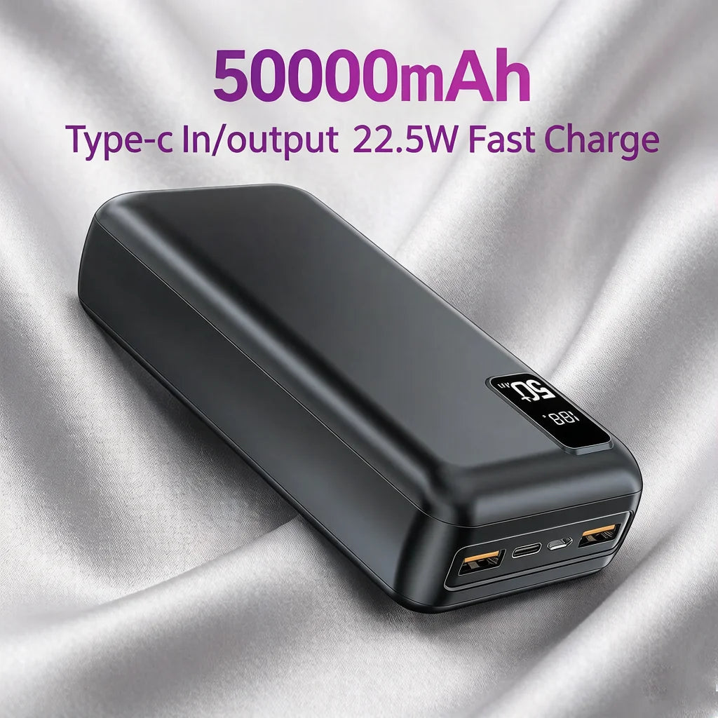 Hguanus High Capacity Power Bank With Digital Display