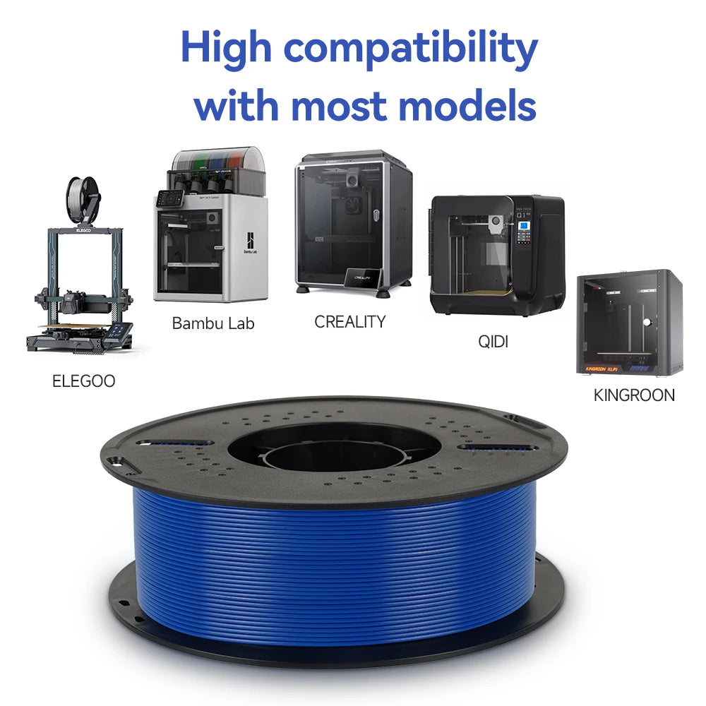 KINGROON PETG 3D Printer Filament Tangle Free Eco Friendly Plastic