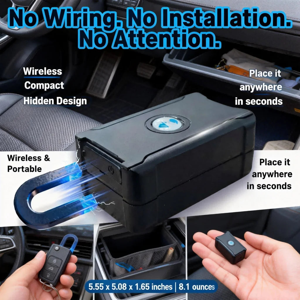 Wanwaytech Wireless GPS Tracker Anti Theft Realtime Geofence Alarm 6000mAh