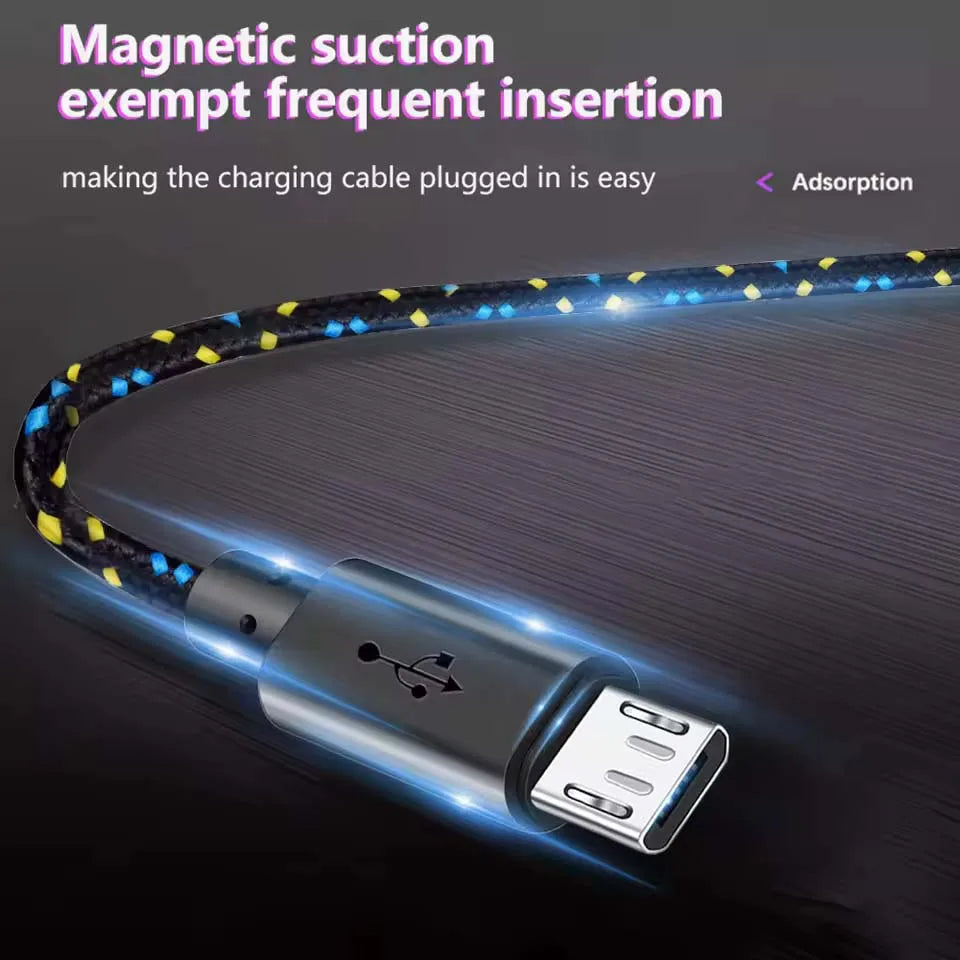 MYSTB Nylon Micro USB Cable Fast Charging Data Transfer Phone