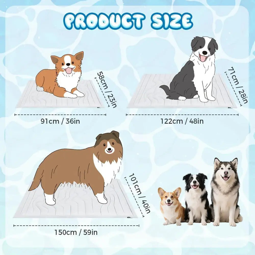 Premium Cooling Mat For Dogs And Cats Reversible