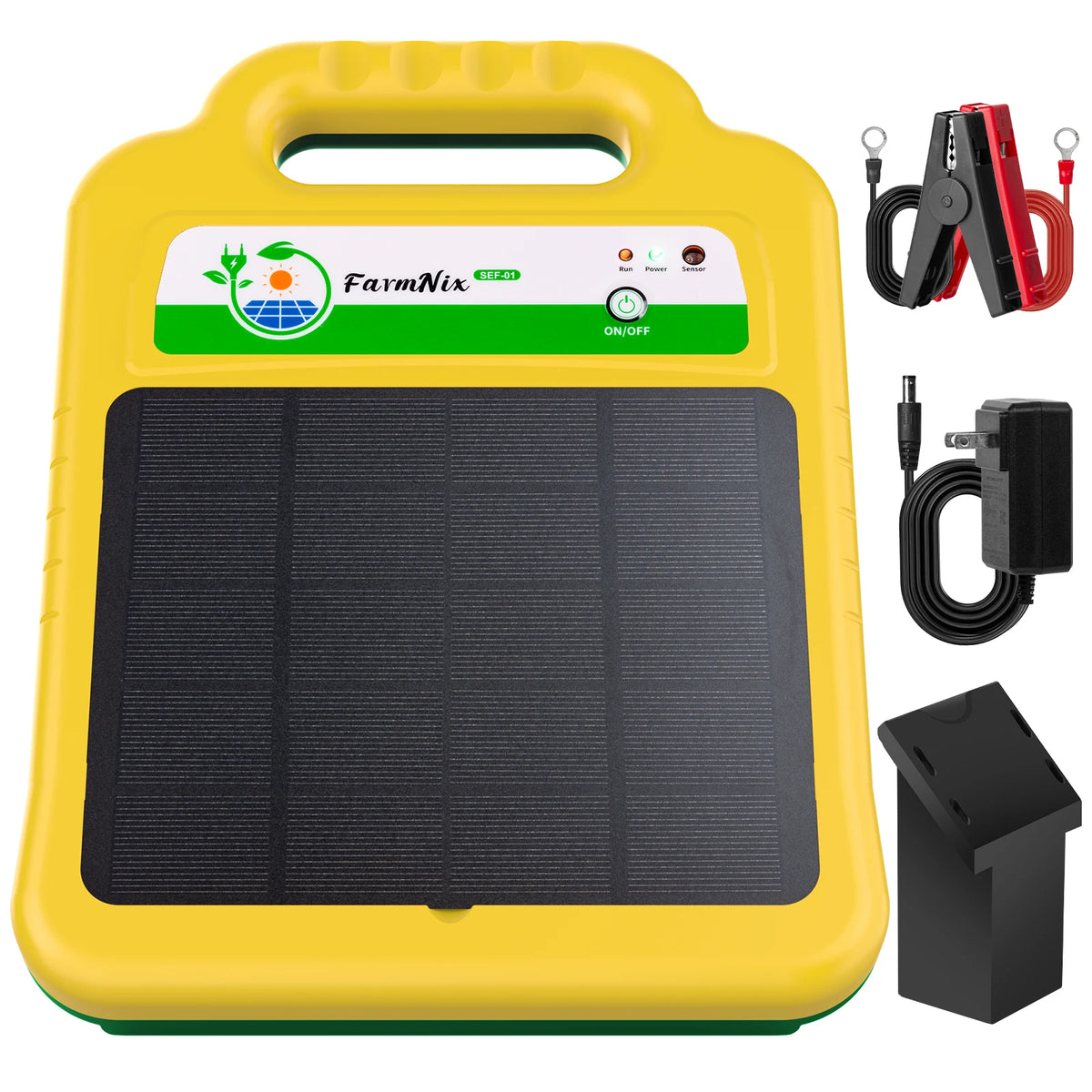Solar Electric Fence Charger Livestock Energizer For Farm Cattle