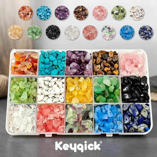 Natural Mixed Stone Beads For Handmade Jewelry Crafts