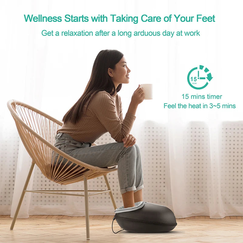 Medcursor Electric Shiatsu Foot Massager With Heat