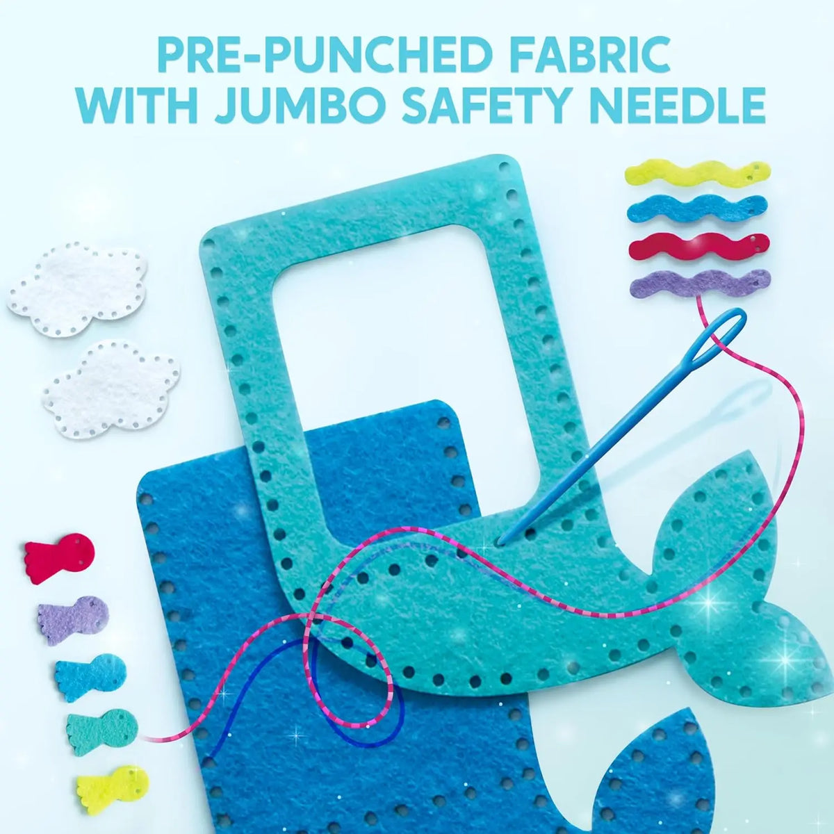 Joyfy Kids Sewing Craft Kit Featuring Six Beginner Projects