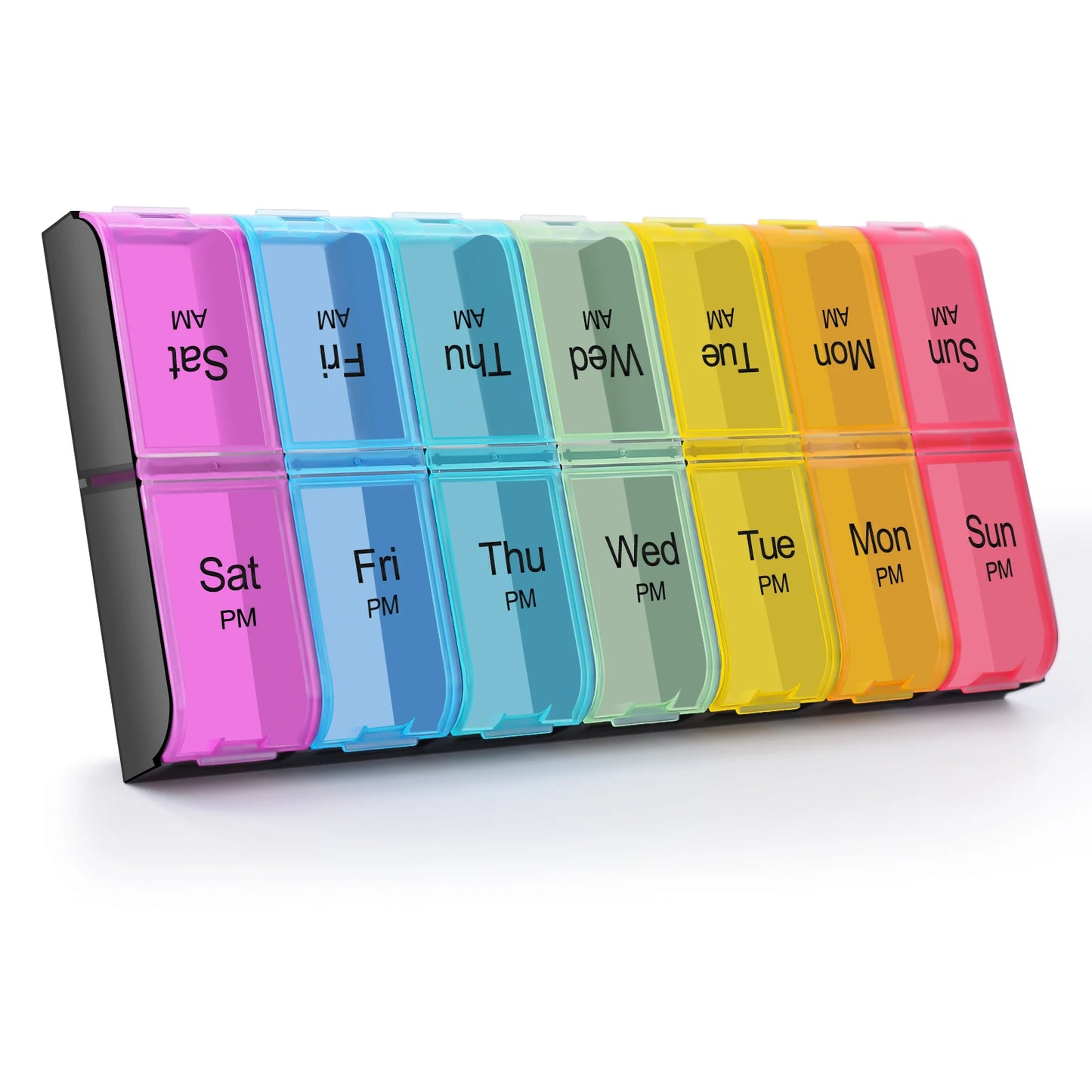 Portable Travel BPA Free Pill Case Waterproof Medicine Weekly Organizer