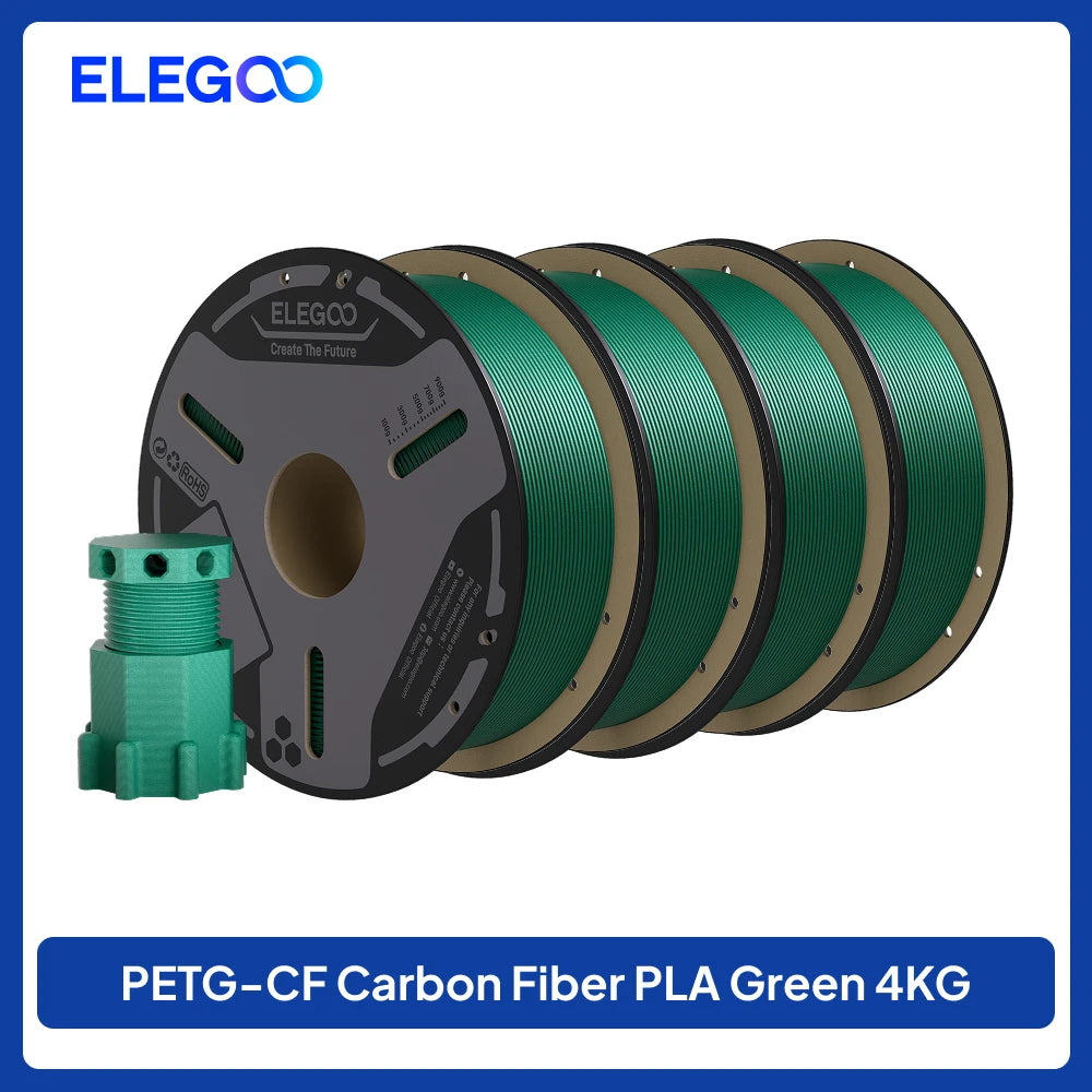ELEGOO PETG-CF Carbon Fiber 3D Printing Filament for FDM Printers