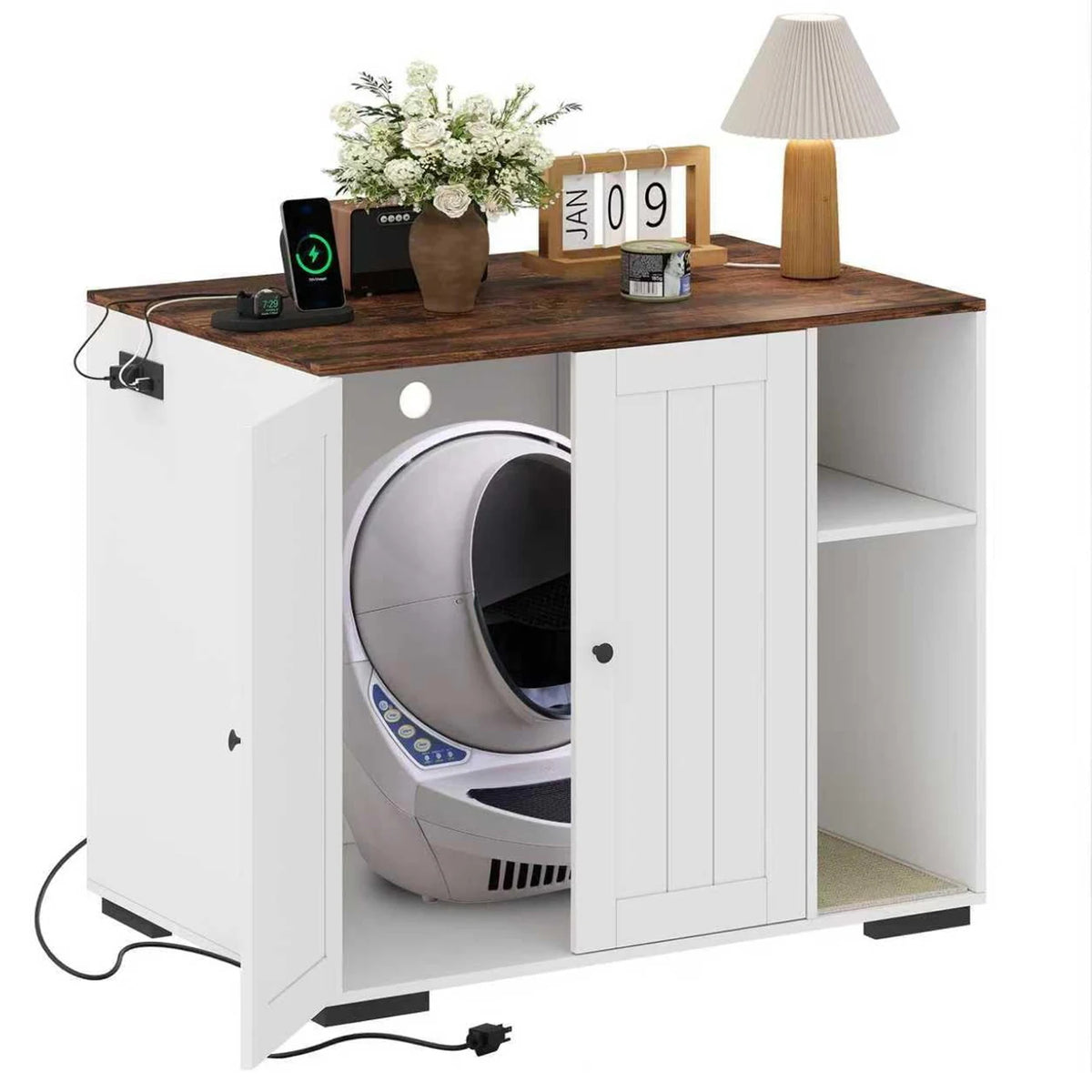 HiMISS Litter Robot 3 4 Cat Enclosure With Collector