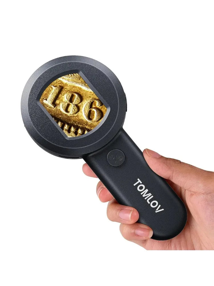 Tomlov P10 Digital Portable Handheld Microscope With Built In Light