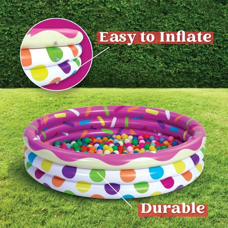Joyfy 3 Pack Inflatable Kiddie Swimming Pool For Kids