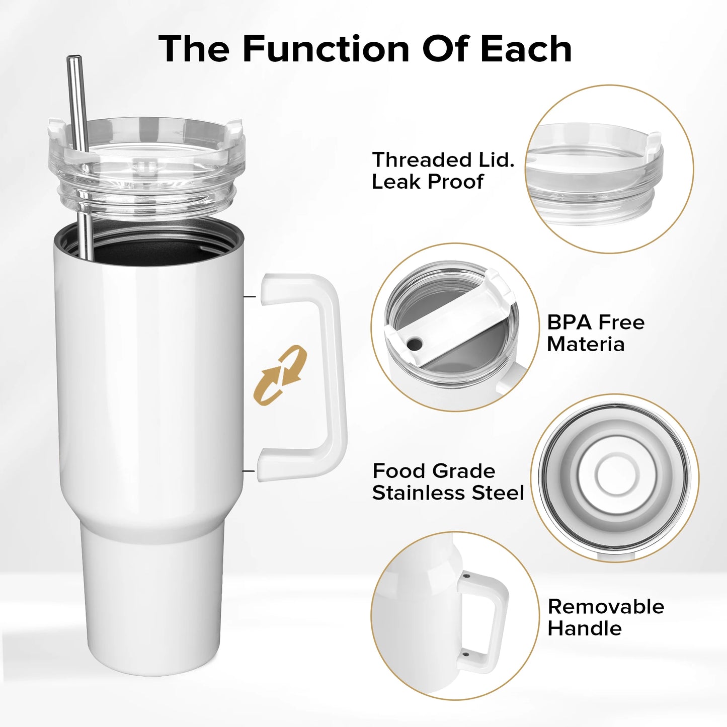 Fastsub Drinkware Sublimation Tumblers Stainless Steel Double Insulated