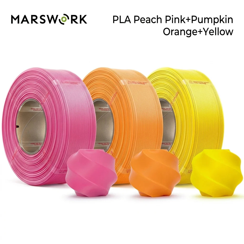 MarsWork PLA Filament Pre Dried AMS Compatible 3D Printer Spool