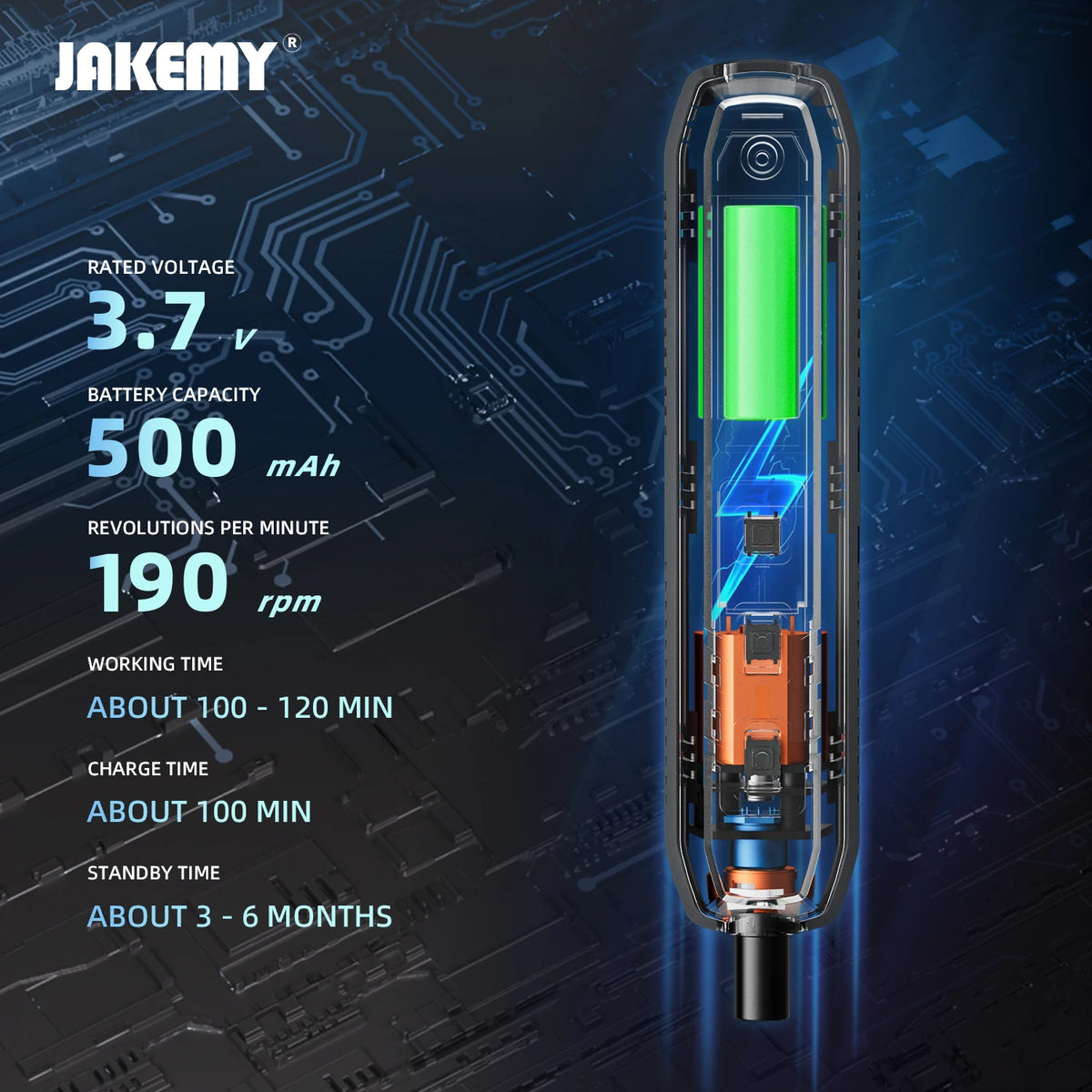 JAKEMY Precision Screwdriver Set With Magnetic Bits For Electronics Repair