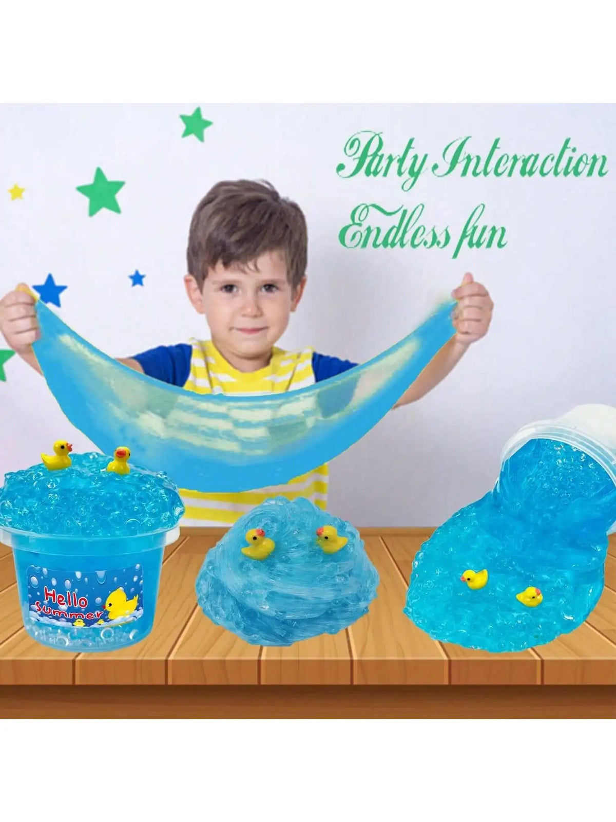 Happy Duckling DIY Slime Dough Stretchable Mud Playset Kit
