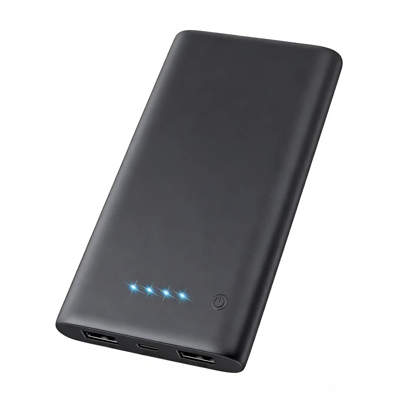 Portable 8000mAh Power Bank Dual USB High Capacity Battery Charger