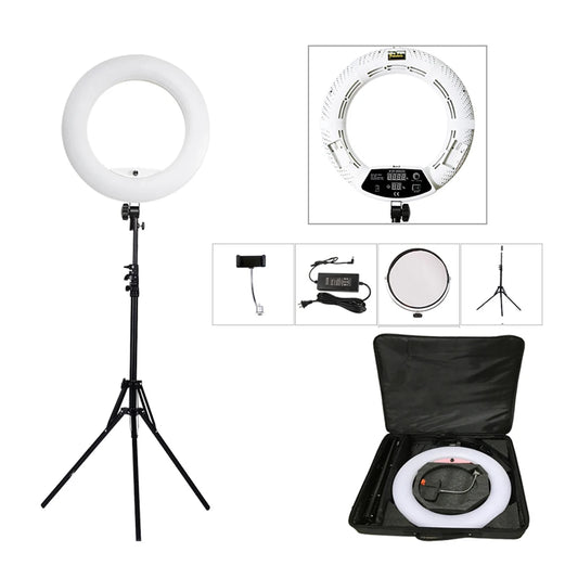 Yidoblo 96w Bicolor LED Ring Light Kit Including Stand Bag