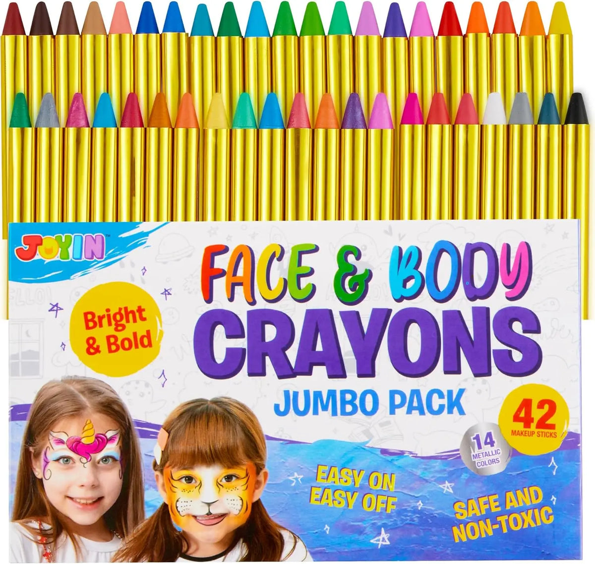 Joyfy Face Paint Crayons Party Celebration Makeup Kit