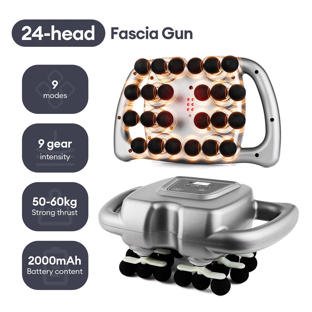 Foreverlily High Frequency Fascia Gun For Full Body Massage