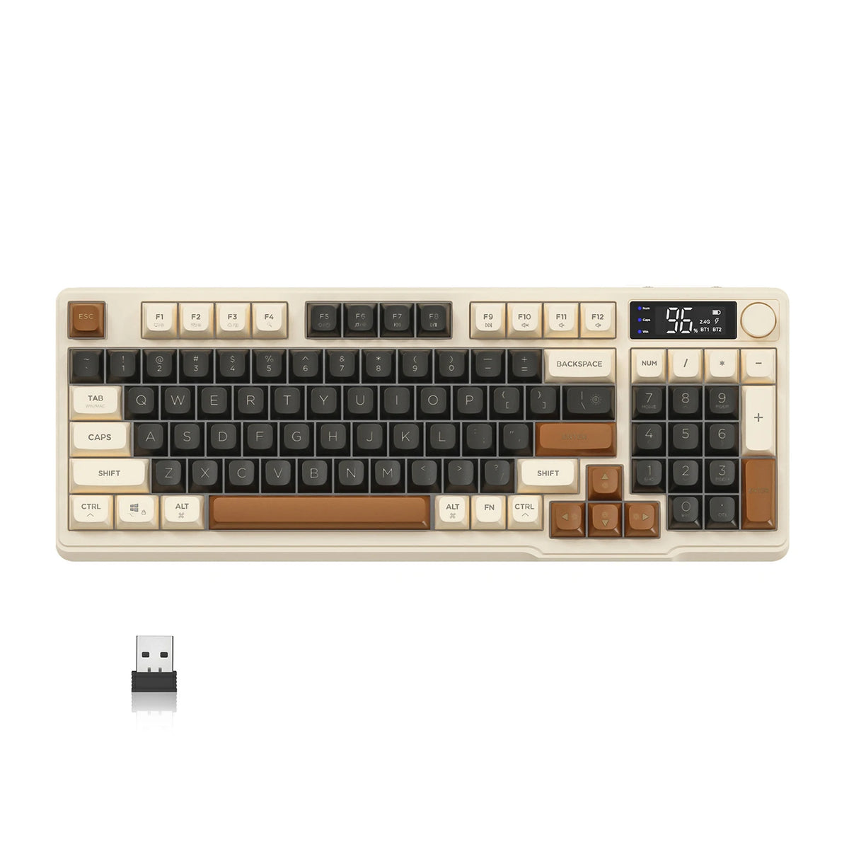 Attack Shark M96 Wireless Gaming Keyboard With Display And Knob
