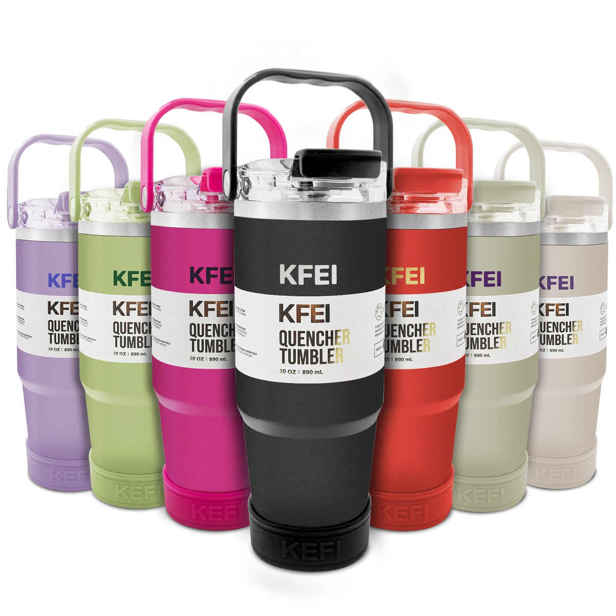 Double Wall Stainless Steel Tumbler With Lid And Straw Insulated