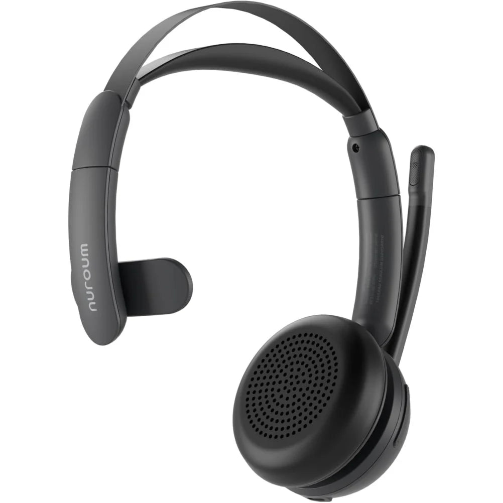 Nuroum Bluetooth Over Ear Headset With ENC Noise Cancelling Microphone