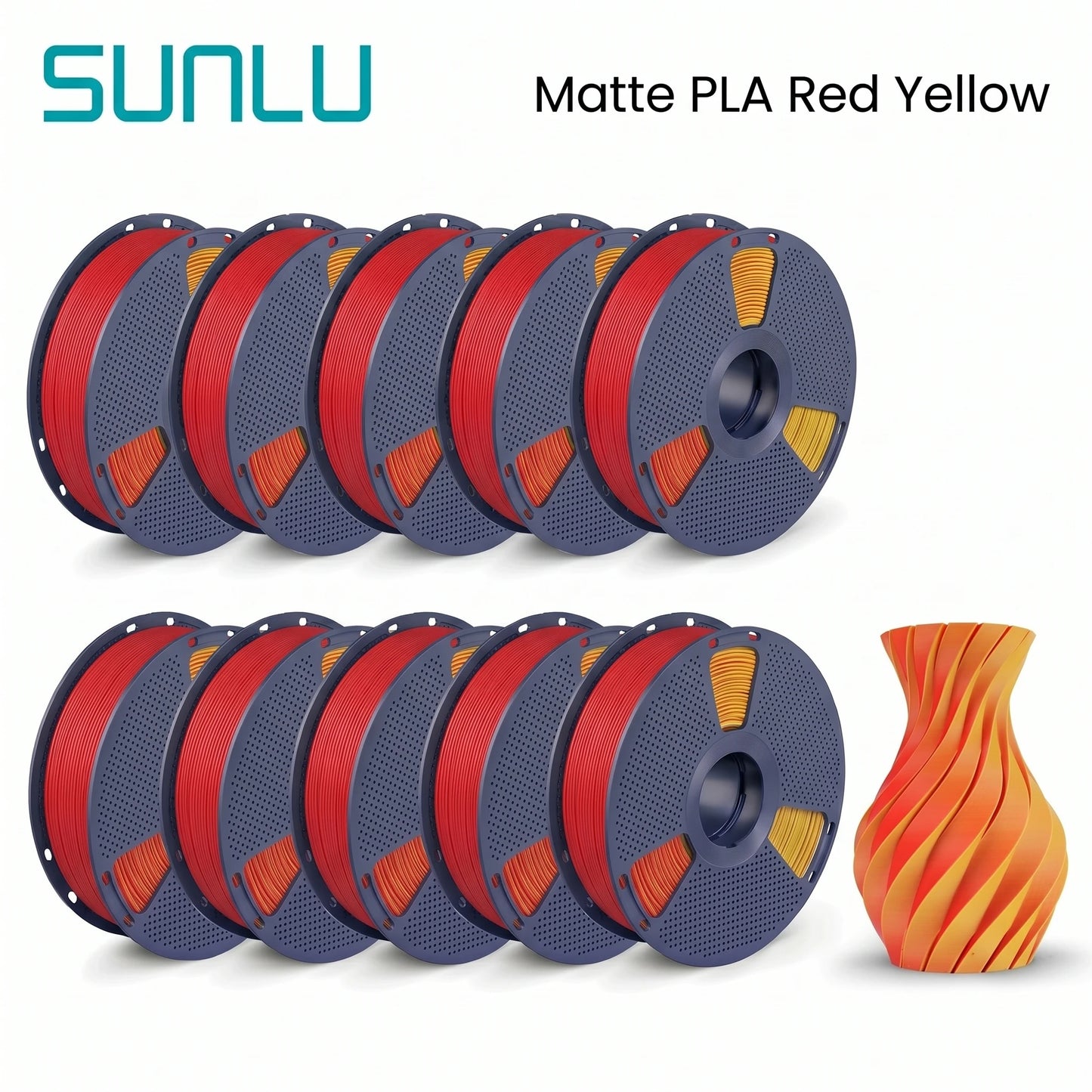 Sunlu Matte PLA 3D Printer Filament Premium Quality Smooth Prints