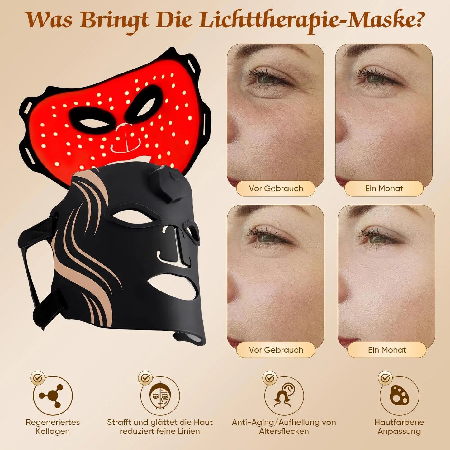 UBilli Silicone LED Face Mask For Advanced Skin Care
