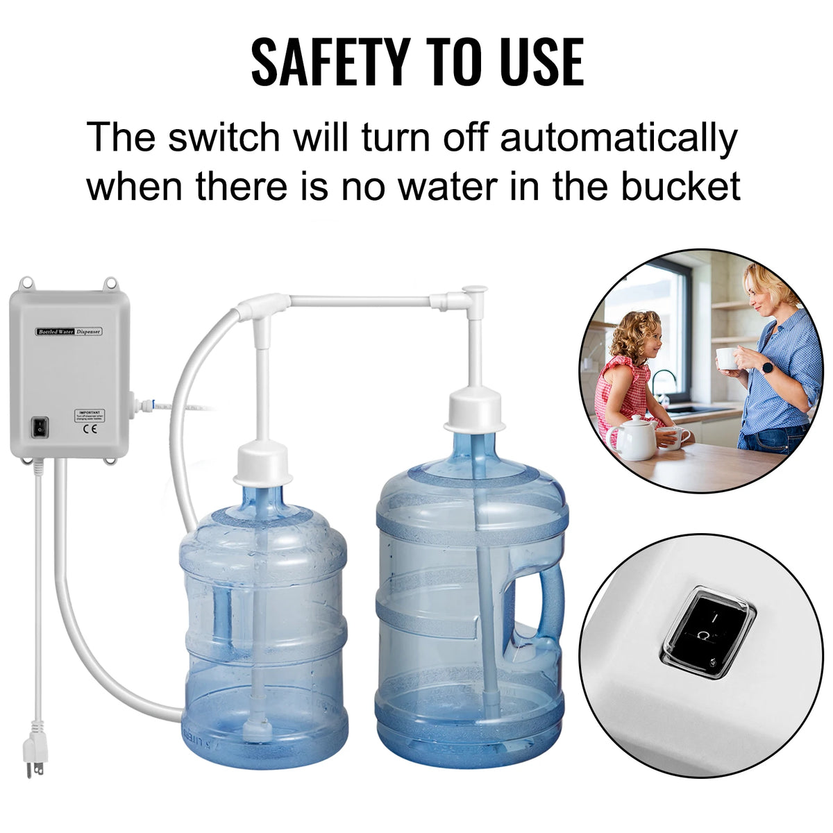 SucceBuy Water Dispenser Pump For Reverse Osmosis Systems