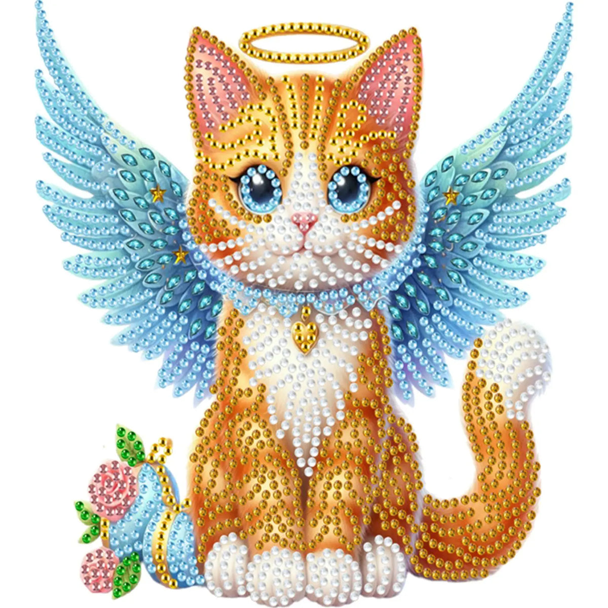 Cute Animal Shaking Head 5D Diamond Painting Acrylic Tabletop Ornaments