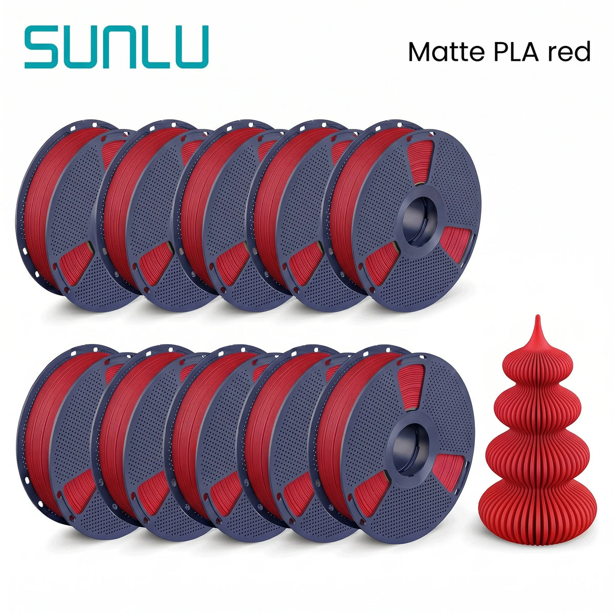 Sunlu Matte PLA 3D Printer Filament Premium Quality Smooth Prints