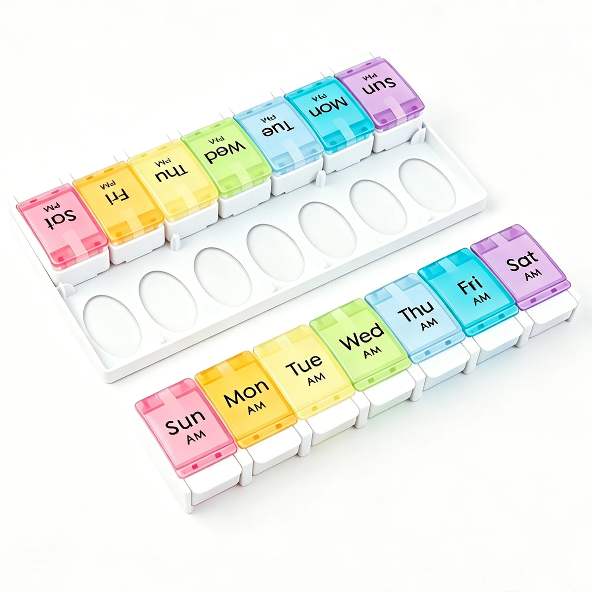 Portable Travel BPA Free Pill Case Waterproof Medicine Weekly Organizer