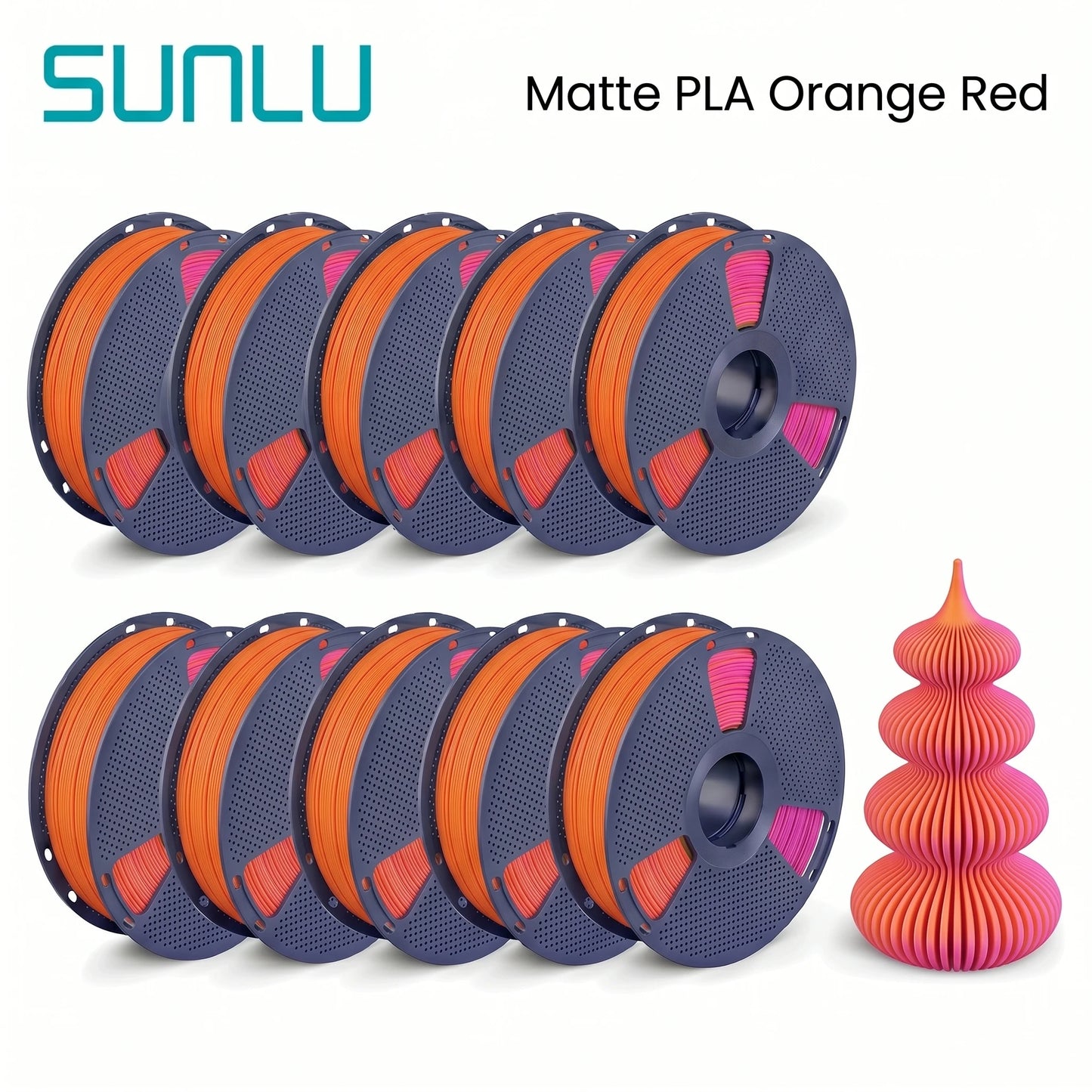 Sunlu Matte PLA 3D Printer Filament Premium Quality Smooth Prints