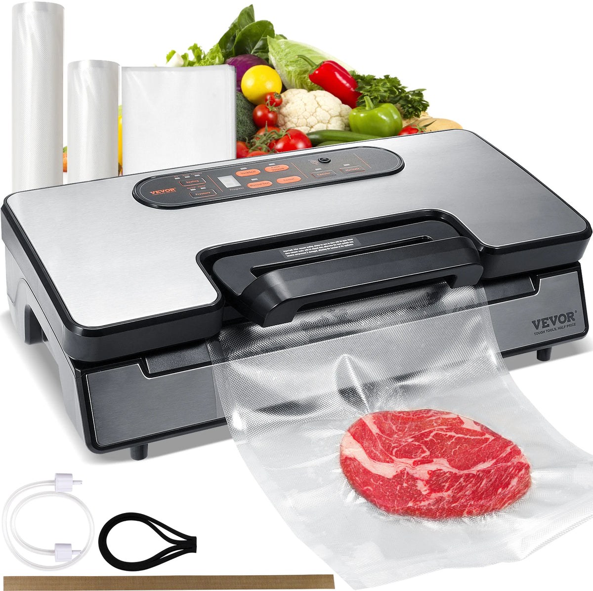 SucceBuy Food Vacuum Sealer Machine for Household Kitchen Packaging