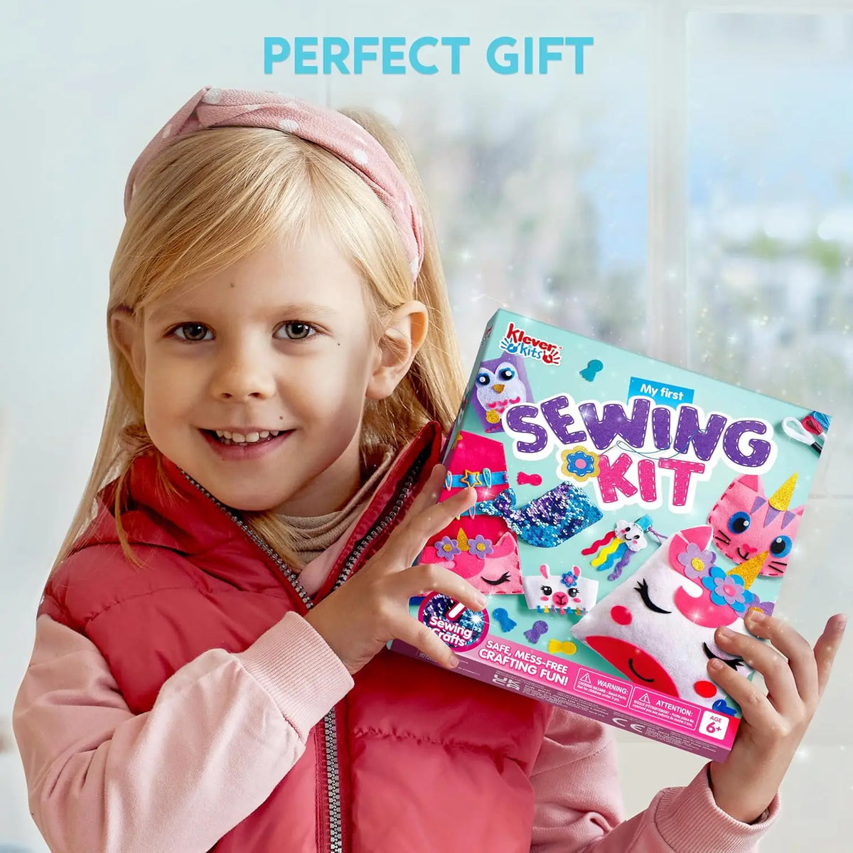 Joyfy Kids Sewing Craft Kit Featuring Six Beginner Projects