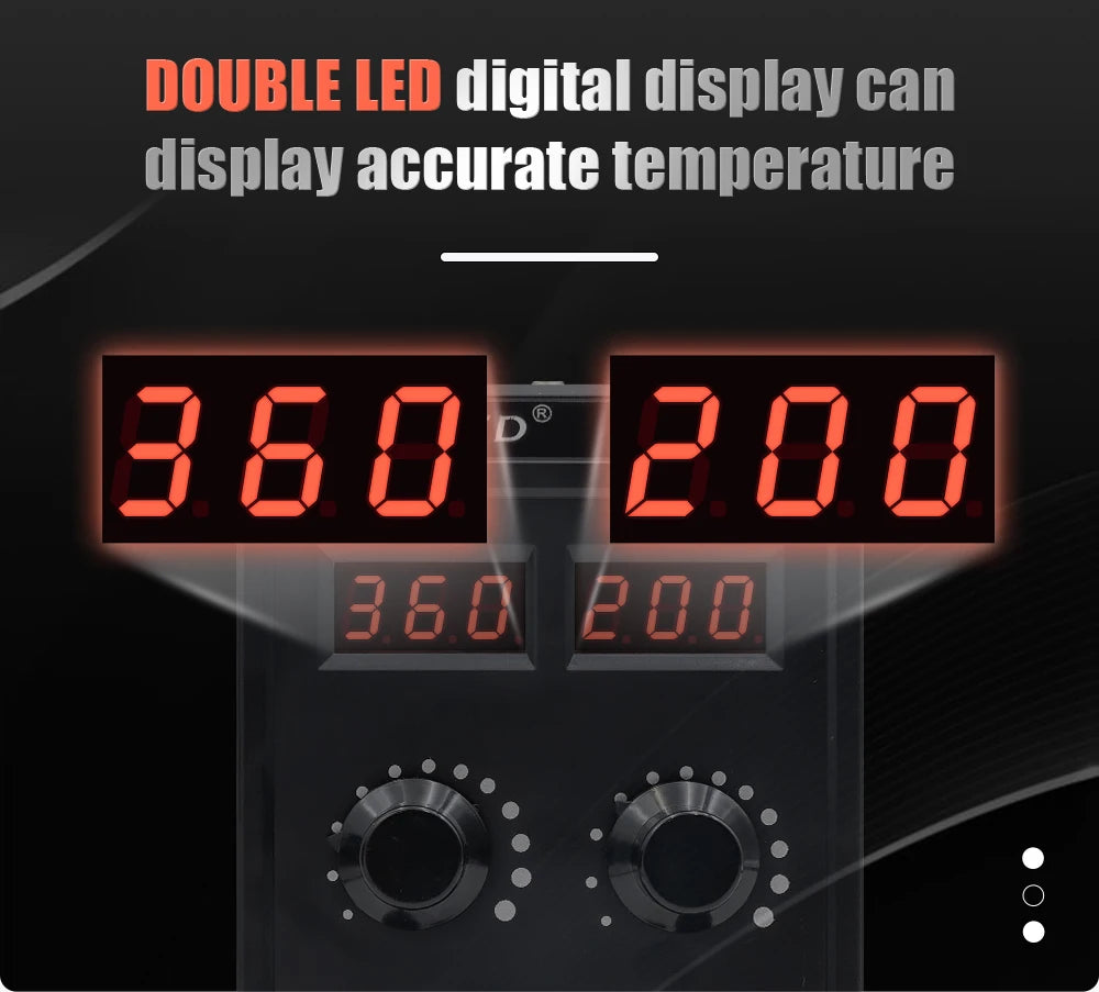 JCD 8586D Soldering Station Hot Air Gun and Soldering Iron
