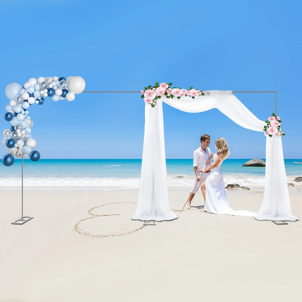 Heavy Duty Square Metal Arch Frame For Stage Backdrop