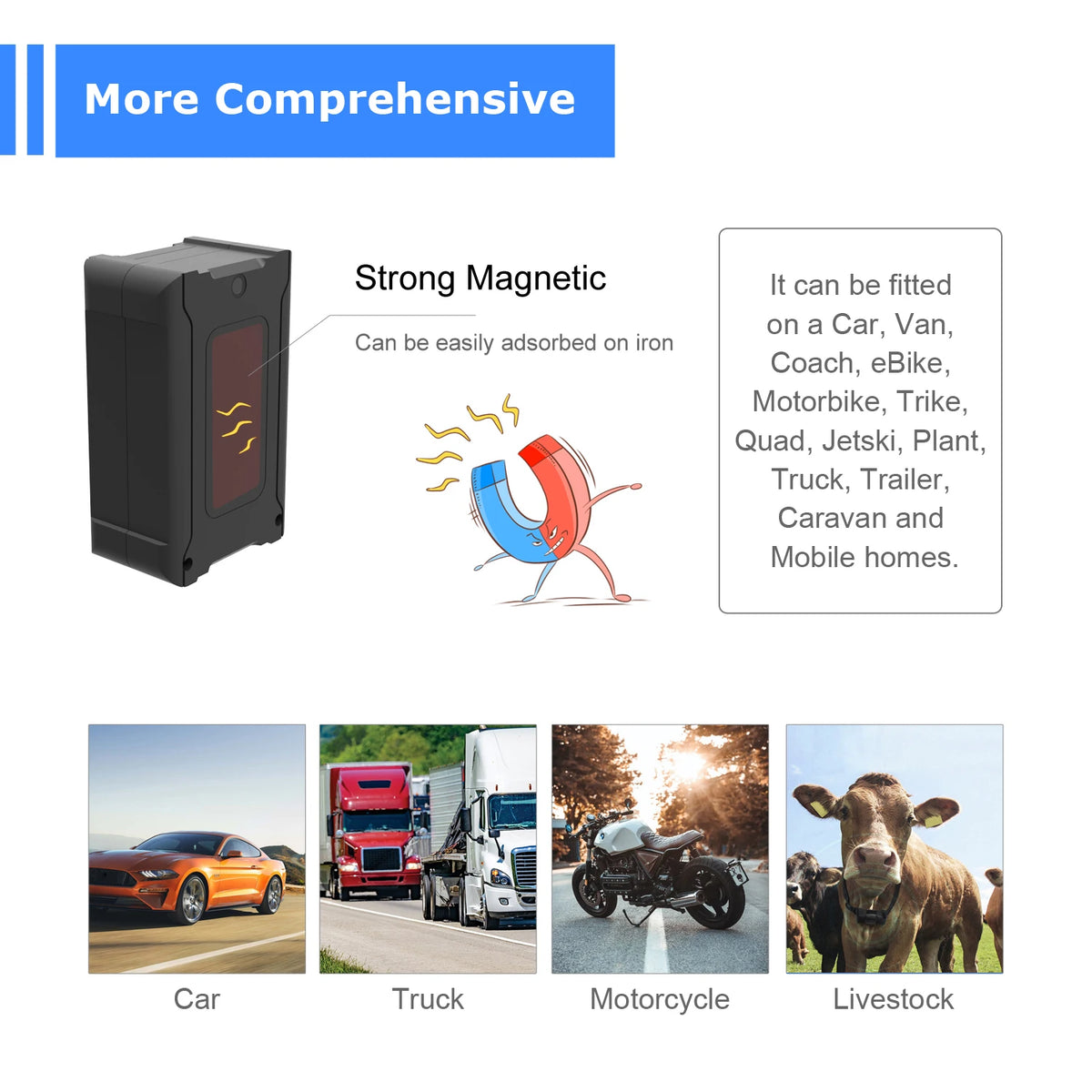 Universal No Sim Chip GPS 2G 4G Vehicle Tourist Tracking