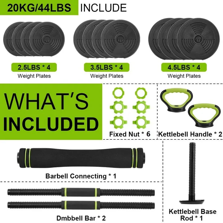 Twister CK Adjustable Dumbbells Weight Set Connectors Home Gym