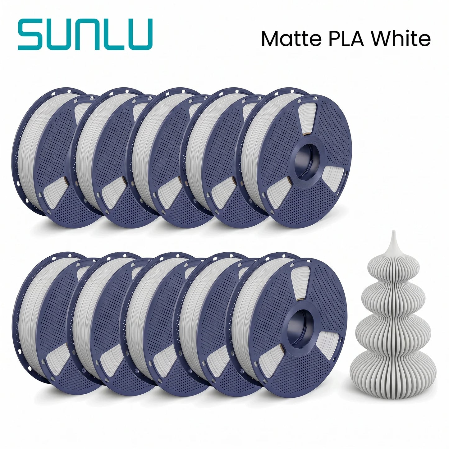 Sunlu Matte PLA 3D Printer Filament Premium Quality Smooth Prints
