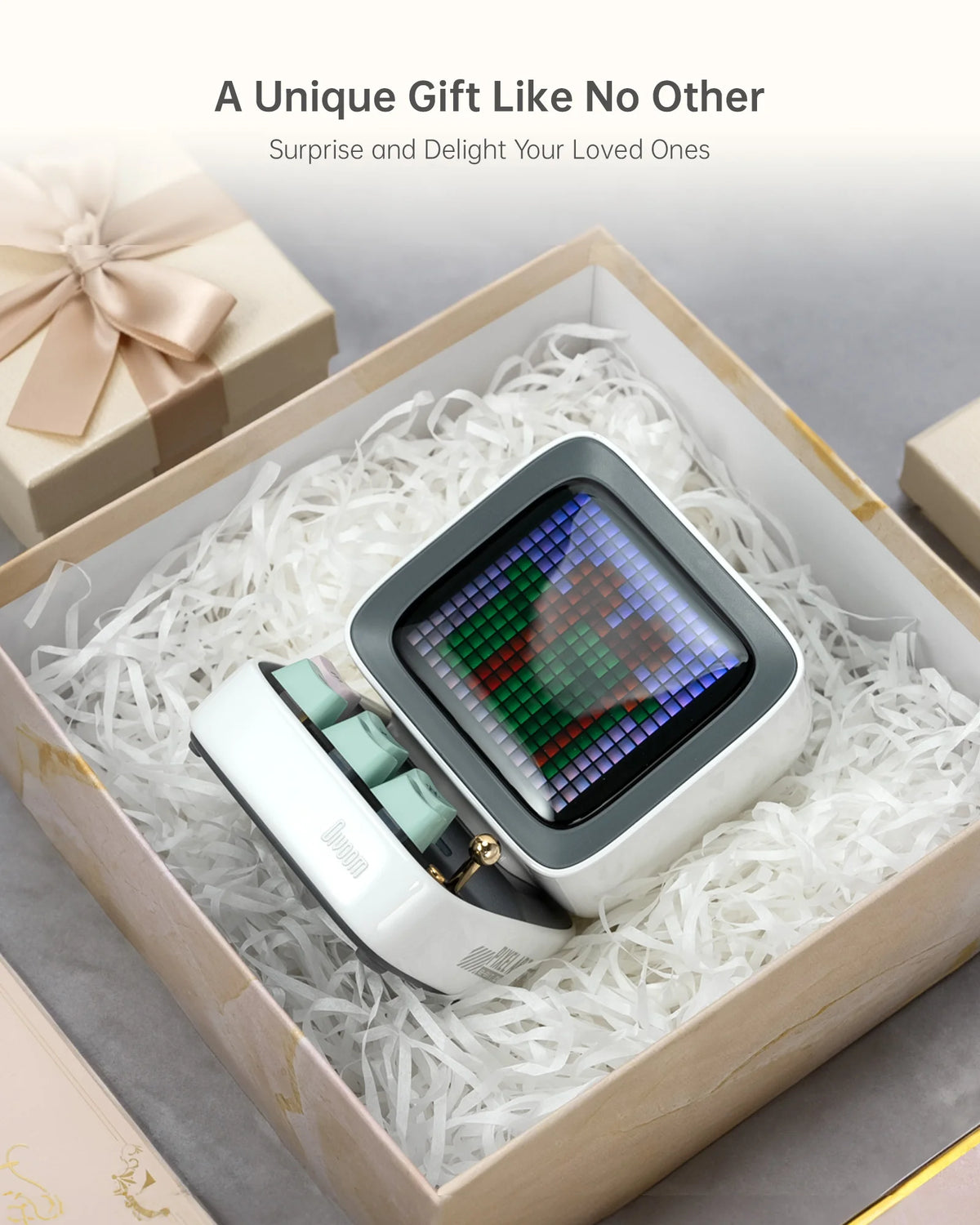 Divoom Ditoo Pro Retro Bluetooth Pixel Art Wireless Alarm Speaker