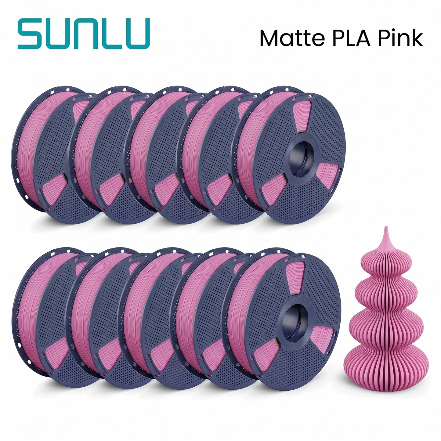 Sunlu Matte PLA 3D Printer Filament Premium Quality Smooth Prints