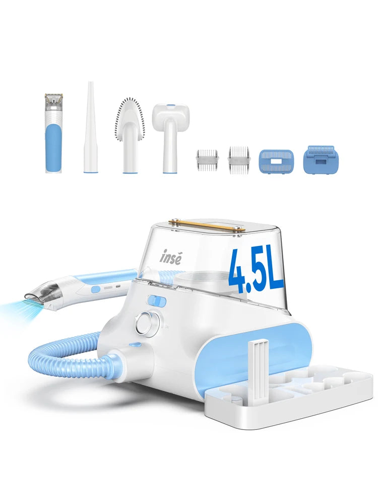 Inse Corded Dog Grooming Vacuum With Low Noise Dust Box