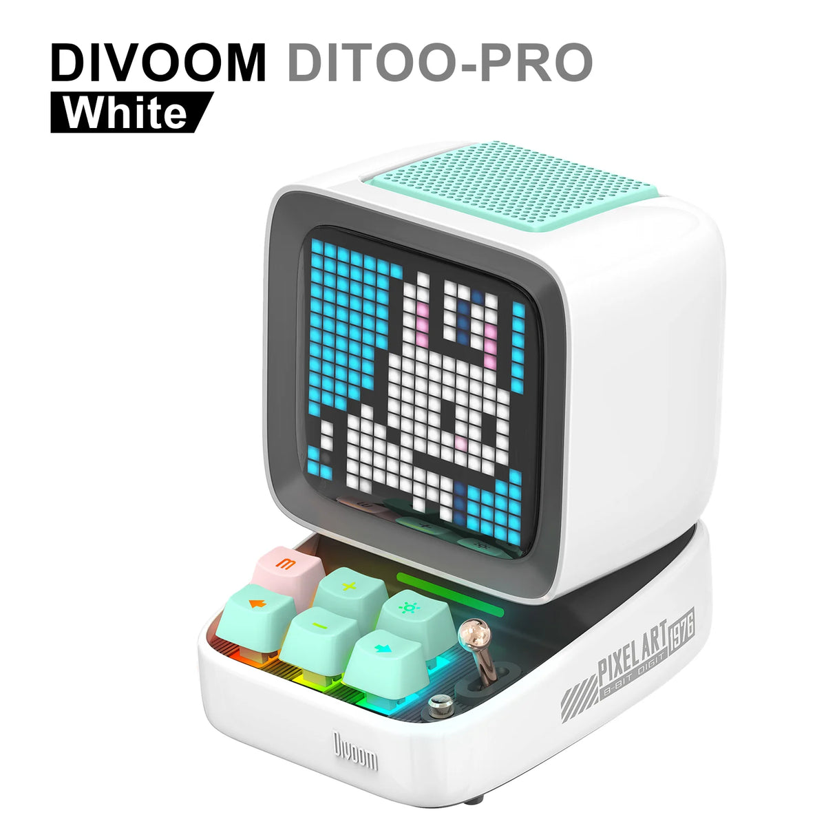Divoom Ditoo Pro Retro Bluetooth Pixel Art Wireless Alarm Speaker