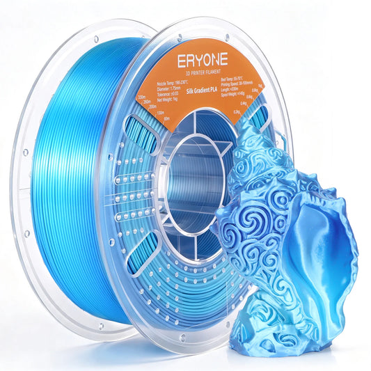 ERYONE Silk Gradient PLA Filament With Glossy Finish