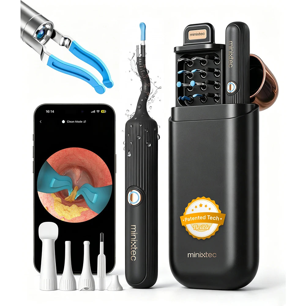 Wireless Otoscope Earwax Removal Kit With HD Camera
