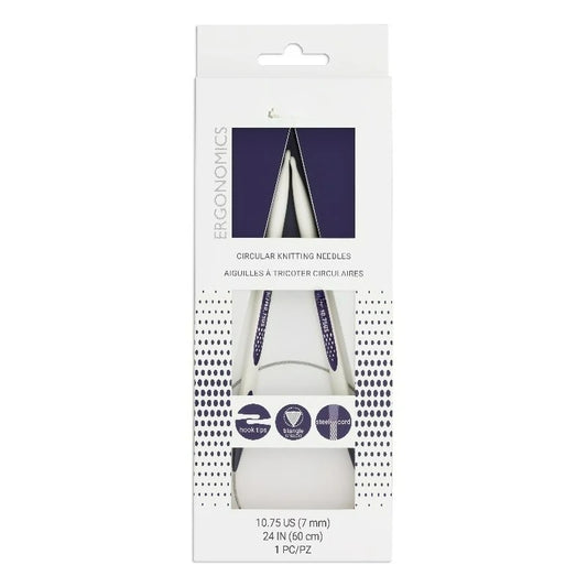Ergonomic Circular Knitting Needles High Performance Plastic Tips
