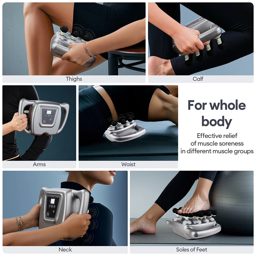 Foreverlily High Frequency Fascia Gun For Full Body Massage